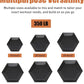 Ritafer 350-550 lbs Hex Weight Dumbbell Set with Rack 5-50 lbs Hand Weights for Strength Training for Home Gyms Rubber Iron Coated Dumbbells Exercise & Fitness Equipment to Training Strength Muscle