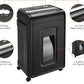 Amazon Basics 24 Sheet Cross Cut Paper, CD and Credit Card Home Office Shredder with Pullout Basket, Black