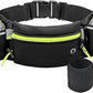 Hydration Running Belt for Women & Men with 2 Water Bottles – Water-Resistant Waist Pack & Phone Holder, No-Bounce Fit for Running, Hiking, Workouts – Bonus Sweatband, Fits All Phones
