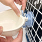 Choco Nose Patented No-Drip Water Bottle/Feeder and Detachable Food Dish Set for Puppies/Toy Breed Dogs/Rabbits/Cats/Chinchillas and Other Small Pets and Animals 10.2 Oz Nozzle 13mm, Aqua(C528 C607)