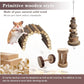 Hamster Toys Set,Guinea Pig Toys Small Animal Chewing Toy and Rat Cage Accessories, 16 Different,Hamster Small Animal Hideout ,Chinchillas, Gerbils, Rats, Rodents Teeth Care,Natural Molar Tools