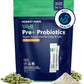 Honest Paws Probiotics for Dogs - Dog Digestion Gut Health Probiotic Powder with Prebiotic Made in The USA, Digestive and Immune Support - Digestive Enzymes with Pumpkin Flavor (30 Sticks)