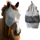 Horse Fly Mask Without Ears | 95% UV Eye Protection | Built-in Visor | Breathable, Lightweight Mask | Adjustable Fit for Horses Medium/Large Size
