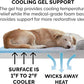 Furhaven Cooling Gel Dog Bed for Large/Medium Dogs w/ Removable Bolsters & Washable Cover, For Dogs Up to 55 lbs - Faux Fur & Velvet Sofa - Smoke Gray, Large