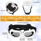 Frienda Dog Helmet and Goggles, UV Protection Doggy Sunglasses and 4 Inch Padded Puppy Motorcycle Helmet Adorable Dog Goggles with Adjustable Belt for Small Dogs Puppy Riding(White,S)