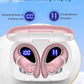 PocBuds Bluetooth Headphones Wireless Earbuds 80hrs Playtime Wireless Charging Case Digital Display Sport Ear Buds with Earhook Deep Bass IPX7 Waterproof Over-Ear Earphones for Phone Laptop Rose Gold