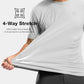 G Gradual Men's Workout Shirts Quick Dry Athletic Running T-Shirts Lightweight Moisture Wicking Short Sleeve Sports Gym Tops