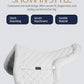 Equinavia Eidsvoll Shaped English Saddle Pad for Show Jumping with Ultra Fleece Trim
