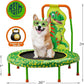 No-Gap 36" Mini Trampoline Toddler Trampoline with Handle for Kids, 36 inch Indoor Garden Small Kid Trampoline Baby Trampolines with Super Safe Cover for Toddlers Ages 2 to 5