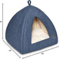 Pet Tent-Soft Bed for Dog and Cat by Best Pet Supplies - Navy, 19" x 19" x H:19"