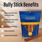 ValueBull Bully Sticks for Dogs, Medium 12 Inch, 400 Count Wholesale Pack - All Natural, Grass Fed, Single Ingredient, Long Lasting Dog Treats