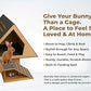 Wooden Rabbit Hideout Castle – Indoor Bunny House & Hut for Rabbits, Guinea Pigs, Chinchillas & Small Pets – Medium Size Habitat – Durable Wooden Rabbit House for Indoor & Outdoor Use