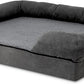 The Dog’s Bed, Large Grey Plush (no Logo), Memory Foam, Pain Relief: Arthritis, Hip & Elbow Dysplasia, Post Surgery, Lameness, Supportive, Calming, Waterproof Washable Cover, Veterinary Approved