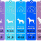Pet Grooming Hammock Harness for Cats & XS Small Dogs, Dog Sling for Cutting Nails, Dog Hanging Holder Hanger for Nail Trimming with Nail Clippers, Nail File, Scissors