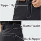 TACVASEN Men's Skiing Snow Pants Fleece Lined Waterproof Winter Insulated Hiking Pant for Outdoor Work Hunting Cargo