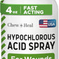 Hypochlorous Acid Spray for Dogs – 4oz Dog Wound Spray for Cuts, Burns, Sores, Abrasions, and More – Non Toxic and Chemical Free HOCI Wound Care – Made in The USA
