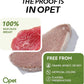 OPET Freeze Dried Duck Cat Treats, Single Ingredient Grain Free High Protein Pet Food for Cats and Dogs, Healthy Training Snacks，Freeze Dried Duck Breast Sliced Fillets (Duck Breast, 1.48 Ounce)