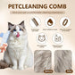 Cat Comb, Cat Grooming Brush, Self-Cleaning Flea Comb, Multi-Functional Pet Comb,Suitable for Pet Massage, Cleaning And Hair Removal