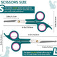 Pet Grooming Scissors Kit, Dog Grooming Shears with Stainless Steel Rounded Tip Blades for Safe Fur Trimming for Dog, Cat, Includes Pet Comb (Set of 3)