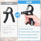 Handeful Grip Strength Tester Trainer - Dynamometer Handgrip Measurer Meter, Handheld Strengthener Exerciser for Sports, School, and Home Use (198Lbs / 90Kgs)