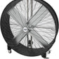 Maxx Air 60 Inch High Velocity Industrial Belt Drive Drum Fan | Heavy Duty Barrel Fan with Durable Rolled Steel Housing | Commercial, Garage, Workshop, or Warehouse Use | 19,000 CFM
