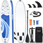 10' Inflatable Stand Up Paddle Board, Ultra-Light Wide Yoga Board for All Skill Levels with Premium SUP Paddleboard Accessories, 84L Waterproof Bag, Non-Slip Comfort Deck for Youth & Adults