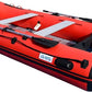 BRIS 12ft Inflatable Boat Inflatable Raft Sport Rescue Diving Boat Fishing Dinghy Tender Pontoon