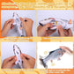Interactive Dog Toys - Upgrade Flopping Fish Dog Toy to Keep Them Busy, Touch Activated Moving Dog Toys for Small / Medium / Large Puppy Enrichment, Rechargeable Pet Toys Plush, Squeaky Dog Toys
