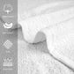 Avalon Salon Towel - White Hand Towels Bulk Pack of 24-100% Cotton Absorbent Spa, Facial & Gym Towels for Working Out - 16x27 Inches (Not Bleach Proof)