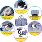 FIORETTO Women's Gym Duffle Bag with Shoes Compartment, 37L Capacity, Ideal for Travel, Gym, Sports, Duffel, Weekender