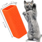 2pcs Pet Dog Cat Hair Remover, Pet Hair Removal Tool, Hollow Cleaner Brush for car，Interior, Furniture, Sofa (red and green)