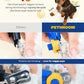 PETHROOM] Professional Dog Nail Clipper with Transparent Guard & Nail File | Adjustable Cutting Length (1-3mm) Sturdy, Durable Stainless Steel Blade | Nail Trimmer for Pets Avoid Overcutting
