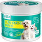 Dog Eye Wipes, Gentle Eye Wipes for Dogs & Cats, Pet Eye Cleaner Wash Removes Discharge, Crust, Debris, and Gunk (100, Unscent)