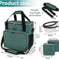 BAGLHER Pet Travel Set Airline-Approved Carrier for Small/Medium Cats & Dogs + Travel Bag with Food Containers & Silicone Bowls, Grey & Green