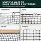 Sports Netting,Golf Practice Net Hitting Net with 33Feet Nylon Rope Also for Baseball, Hockey, Soccer, LAX and More - 10x10ft/10x15ft/10x20ft/10x25ft/10x30ft/10x40ft/10x50ft