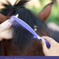 11PCS Horse Grooming Kit Curry Comb Sweat Scraper Horse Bathing Supplies Grooming Tools with Storage Bag Sugar Taro