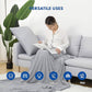 HOMFINE Cooling Blankets for Hot Sleepers - Summer Blanket Thin Lightweight Breathable Soft Double Side Enhanced Cooling for Bed Couch Sofa, Keep Cool for Night Sweats (Grey, 50 x 70 inches)