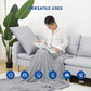 HOMFINE Cooling Blankets for Hot Sleepers - Summer Blanket Thin Lightweight Breathable Soft Double Side Enhanced Cooling for Bed Couch Sofa, Keep Cool for Night Sweats (Grey, 108 x 90 inches)