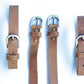 Jeereal Genuine Leather Stirrup Straps (4 Pack) with Metal Buckle Adjustable Length