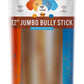 Jack&Pup 12 Inch Bully Sticks for Large Dogs (5 Pack) Jumbo Dog Chews for Aggressive Chewers | All Natural, Odor Free Bully Sticks for Dogs