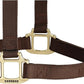 Weaver Equine Nylon Horse Halter, Triple-Ply Cheek Design, Original Non Adjustable Halters for Horses, Equine Tack,Average Size, Black