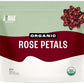 J MAC BOTANICALS Organic Rose Petals, (16 oz - Bulk 1 Pound) Certified USDA Organic, edible, culinary grade dry rose petals, rose petals for herbal tea, cooking and crafts