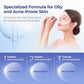 2-Step Oligopeptide Oil-Control Ampoule Mask (1.5ml+33mlx5 PCS) - Soothing & Repairing Mask for Acne-Prone Skin, Paraben-Free, Alcohol Free