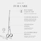 Tweezerman 9" Pet Grooming Scissors with Safety Round Tips, Professional Curved Grooming Shears for Medium to Large Dogs