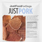 JustFoodForDogs Healthy Dog Treats, Pork, Single-Ingredient, Made in The USA, 5 oz