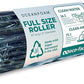 Oceanfoam Tidal Roller - Dark Navy, Hunter & Seafoam Marbled - Muscle Massage Foam Roller for Back Pain & Stretching - Firm & Ergonomic Wide Wave Textured - Yoga & Athletics - Full Size, 20" x 5"