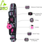 DOCO Cat Collar (Neck Girth - 3/8" x 7.5-12", Weight Upto - 13lb) Reflective Cat Collar with Bell, Breakaway Safety Buckle, Adjustable Nylon Strap for Kittens & Adult Cats (Lime)