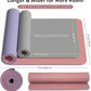 Extra Thick 8mm Yoga Mat, 72"x28" Non Slip Exercise Mat, Reversible 2-Sided Dual Color Premium POE Material, with Carrying Strap for Yoga, Pilates, Home Gym