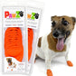 PawZ Rubber Dog Boots for Paws up to 2", 24 Total (2 Packs of 12) - All-Weather Dog Booties for Hot Pavement, Snow, Mud, and Rain - Waterproof, Anti Slip Dog Socks - X-Small, Orange