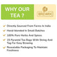BREWIX Holy Basil Tea Bags (15 Pyramid Tea Bags) | Tee With Tulsi Leaves and Chamomile | Caffeine Free, Calming Herbal Tea With Fresh and Cool Flavor